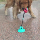 Juguete Para Perros Con Ventosa, Dispensador De Comida Y Limpieza Dental. Pelota Para Mascotas.