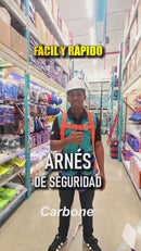 Arnés De Seguridad Con 1 Anillo Dorsal Antícaidas  Y 2 Argollas De La Cintura Para Abajo. 14Mmx1.95M Poliéster. Arnes Linea De Vida.