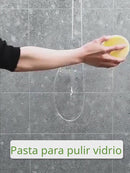 Limpiador Quita Sarro Para Baño 120G Con Esponja. Removedor De Cal Y Manchas Para Vidrio, Cerámica Y Grifería.