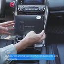 Difusor Aromatizador Para Auto Con Spray Inteligente. Ambientador De Aire Recargable USB-C, Cuerpo Metálico, 3 Niveles De Fragancia. (Incluye 3 Aceites Esenciales Shangri -La)