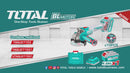 Flexible Esmeriladora Inalámbrica 4-1/2" 20V 1000W. Motor Sin Escobillas. Incluye Discos, Batería, Cargador Y Estuche. Esmeril Angular.