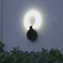 Lampara Solar LED Circular Para Jardín O Exteriores. Luz Blanca. Foco Con Panel Solar Para Piso O Caminos. (Pack De 4).