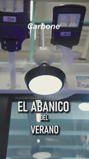 Abanico De Techo 16” Socket E27 Con Lámpara LED. Ventilador Invisible Con Aspas Retráctiles. Luz Regulable Con Control Remoto. Color Negro. 33W