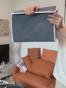 Organizador Colgante De Puerta Con Bolsillos Multiusos Para Baño, Cocina Y Habitación. 57.8” Largo X 15.7" Ancho. 5 Niveles Color Gris