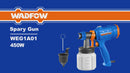 Pistola Spray De Aire Para Pintar 450W Capacidad 800 Ml. Voltaje: 110-120 V ~ 50 / 60Hz. De Aire