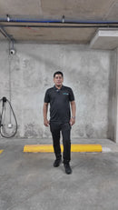 Bloqueador Tranca De Estacionamiento Plegable Con Doble Cerradura. Bolardo De Parking Anticolisión De Alta Resistencia Con Kit De Instalación, Llaves, Candado Y Stickers Reflectivos.