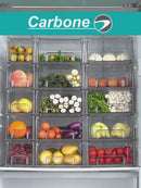 Organizador De Nevera Transparente Mediana. Gaveta De Almacenamiento Para Alimentos (30X13 X11cm). Caja De Acrilico Para Refrigerador