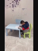 Silla Infantil De Plástico PP Sin BPA Con Respaldo Ergonómico. Silla Para Niños Armable Esquinas Redondeadas (3X30x67cm). Color Blanco