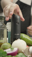 Molinillo De Pimienta Eléctrico 12W 6 Veloc. 3.7V Cable USB. Batería De Litio.