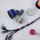 Cinta De Velcro Adhesiva Negra 10Mmx1m. Tira Ajustable Reutilizable Para Organización De Cables Y Uso Doméstico. Cierre Mágico