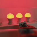 Foco Bombillo LED RGB Multicolor 12W. Luz LED Decorativa E27 Con Control Remoto.