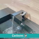 Llave De Lavamanos Individual. Grifo De Lavabo Color Cromo. Pluma.