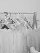 Ganchos Para Ropa Antideslizante De Hombro Ancho Con Giro 360°. Perchas Resistentes Para Ropa. Color Gris (Pack De 10 Piezas).