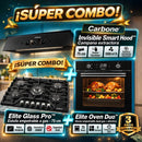 Combo Empotrables Cocina Carbone Campana Extractora SLIM Touchless 75cm + Estufa Elite a Gas 75cm + Horno Elite Duo a Gas y Eléctrico 60cm (Solo online) (No aplica tienda Física)