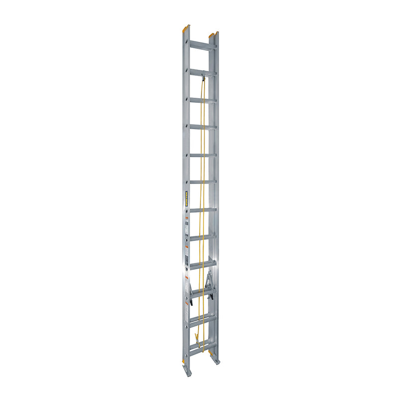 Escalera de extensión tipo 3 de aluminio con 24 peldaños