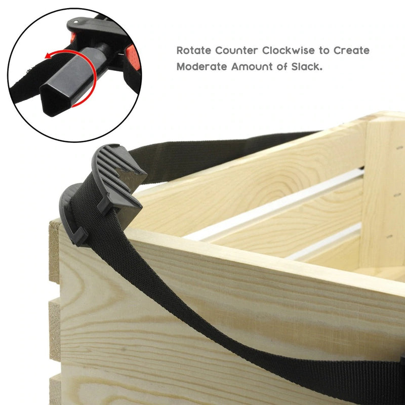 Abrazadera de esquina multifuncional con banda ajustable con clic para carpinteria.