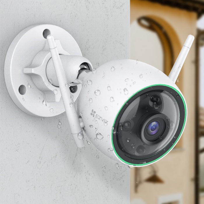 Cámara de seguridad inteligente con pivote 360° para exteriores, con Wifi. 2MP 1080p. EZVIZ