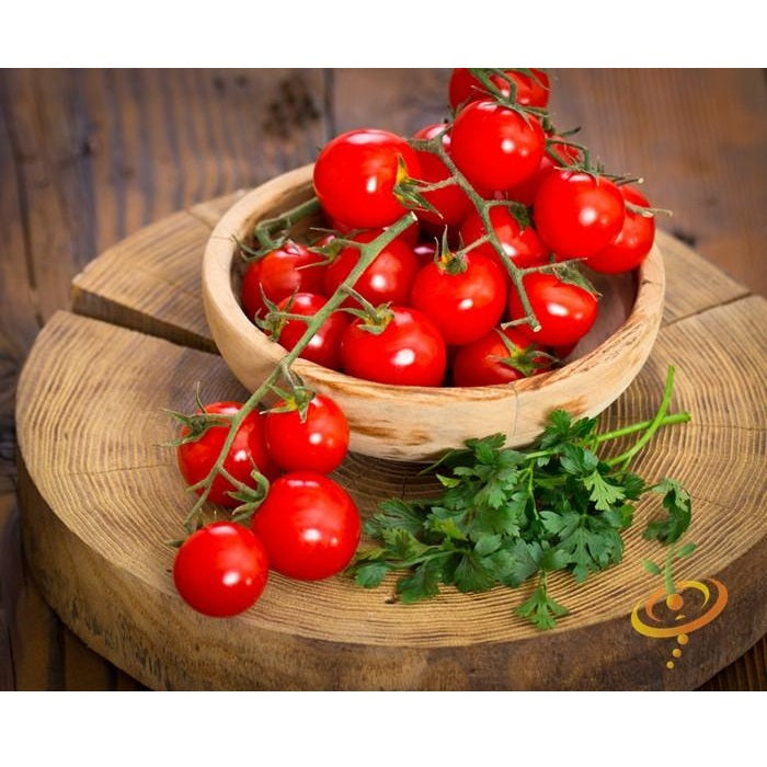 Semillas de tomate cherry rojo grande (100% Heirloom/No Híbrido/No GMO). 15 semillas aproximadamente
