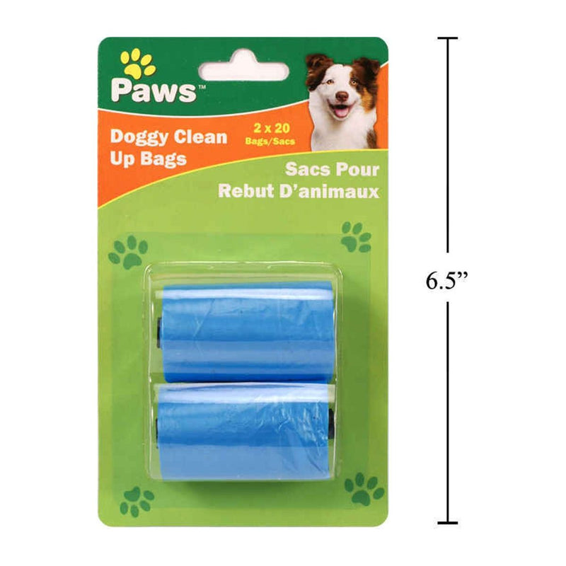 Bolsas de limpieza para perros de 2 x 20 hojas Para usar en el artículo n.o 79044 (A310779)