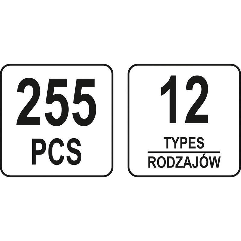 Clips de retención a presión automóvil remaches plástico sujetadores  VOLKSWAGEN 255 PCS