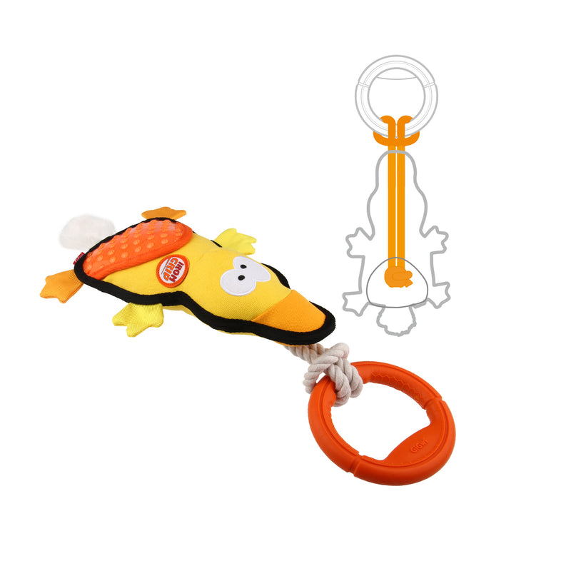 Juguete Iron grip Pato cuerda para mascota