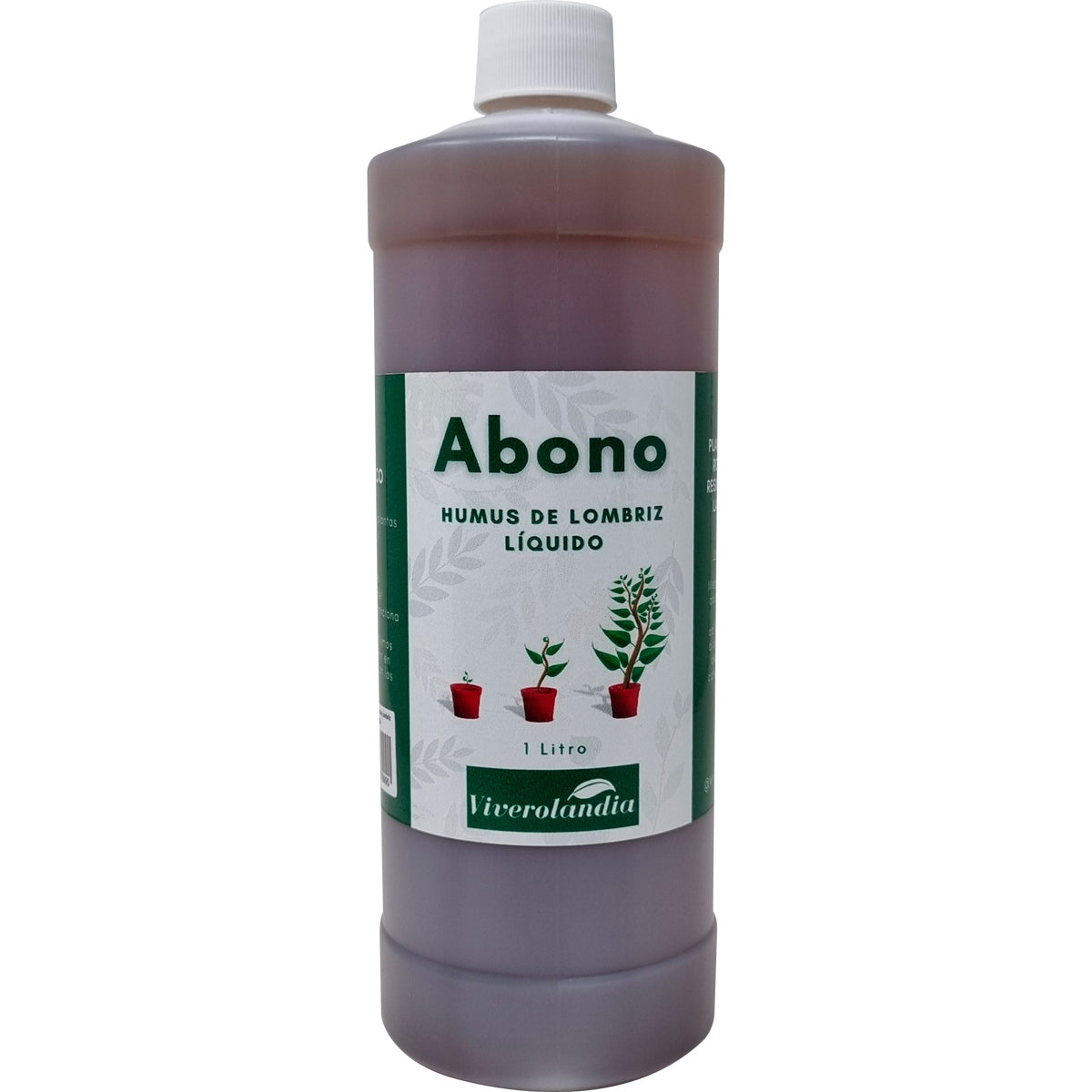 Abono Humus Líquido de Lombriz, 100% Orgánico. 1 Litro.