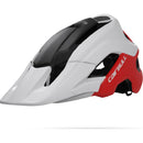 Casco para ciclismo. Color blanco/rojo, talla L