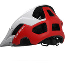 Casco para ciclismo. Color blanco/rojo, talla L