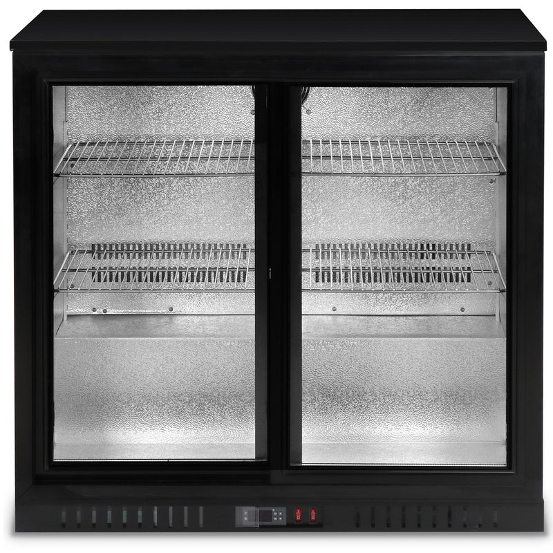 Refrigerador de 2 puertas. Nevera comercial para bar. 900*535*840mm