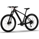 Bicicleta montañera de fibra de carbono, rin 29 MTB Benelli. Color Gris / Negro, talla M