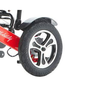 Rueda de Aluminio de 12"+ Neumático para silla de ruedas eléctrica.