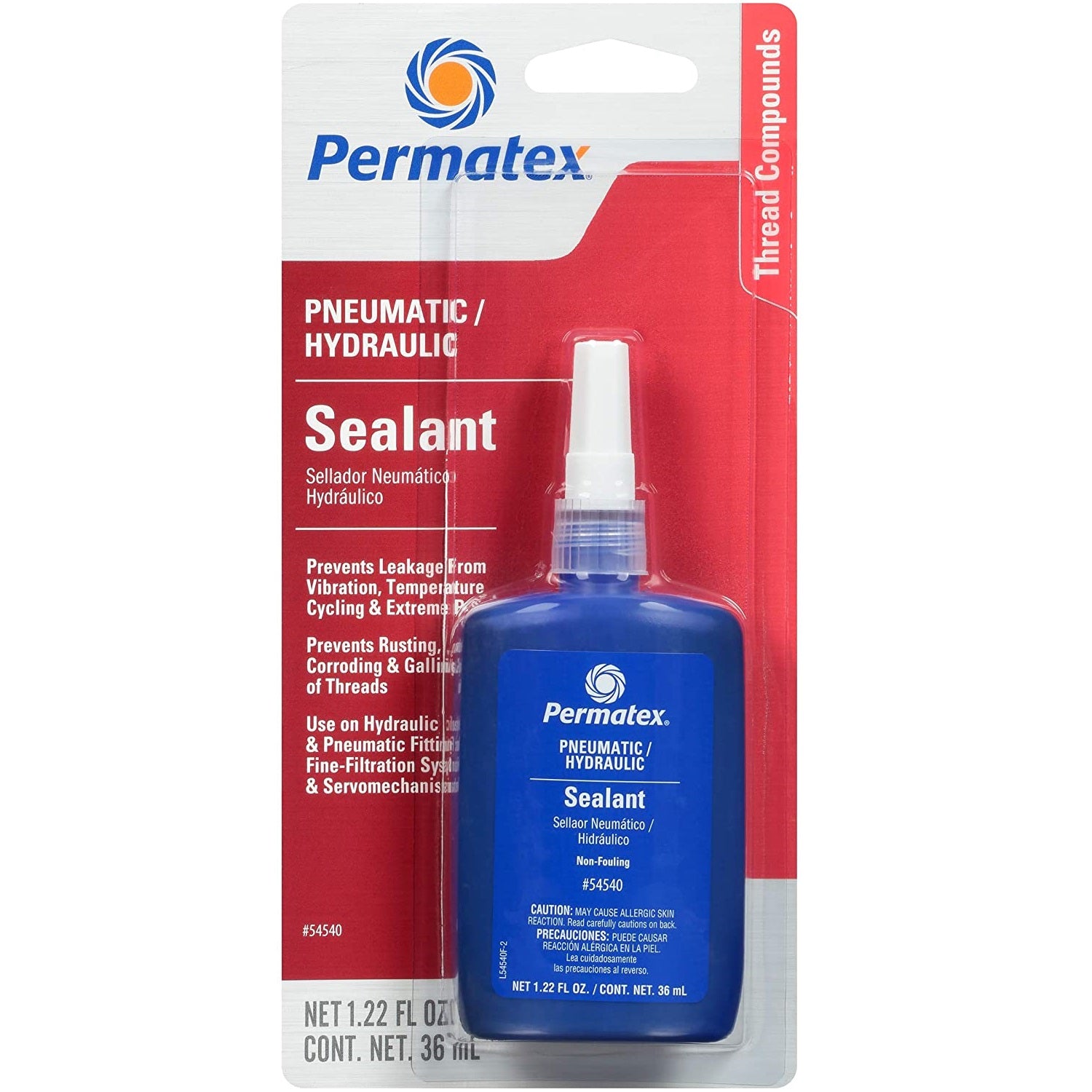 Sellador neumático e hidráulico Permatex 36 ml.