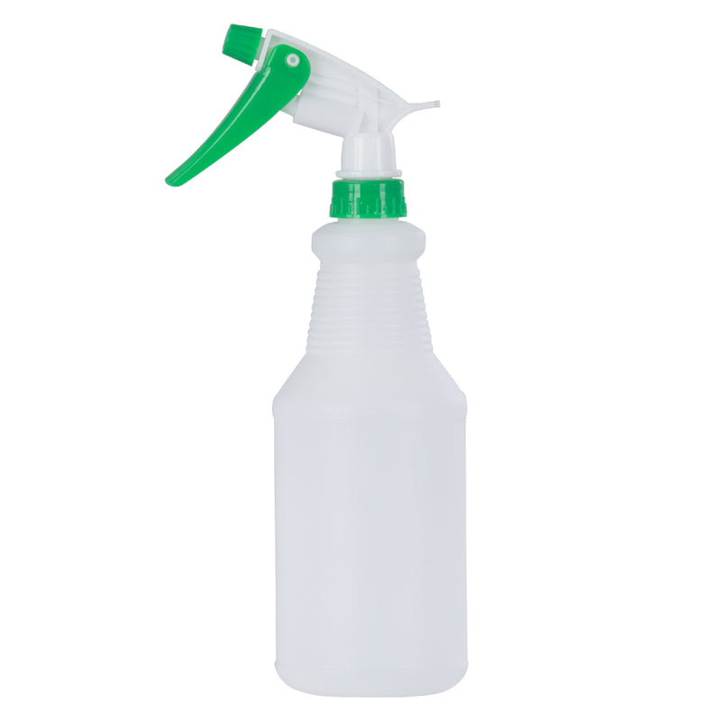 Botella aspersora espray ultrafino 600 ml. Color verde