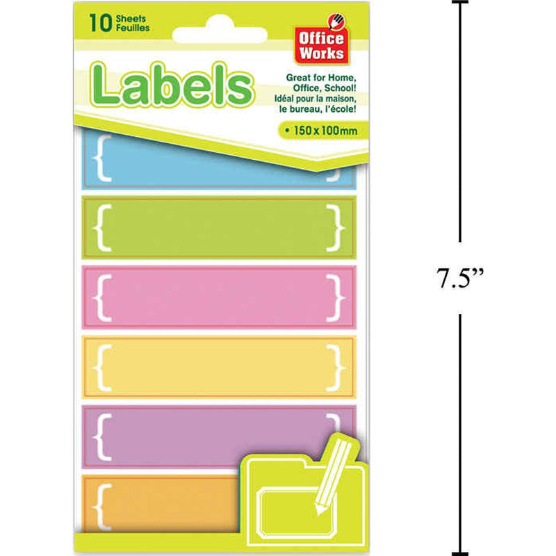 Etiquetas stickers adhesivos para notas o mensajes 10 pzas
