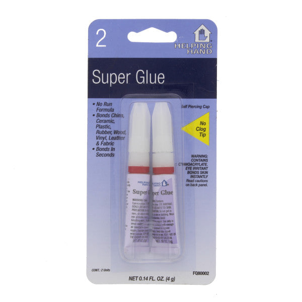 (2 unidades) Super pegamento “Super Glue” de 2 g.