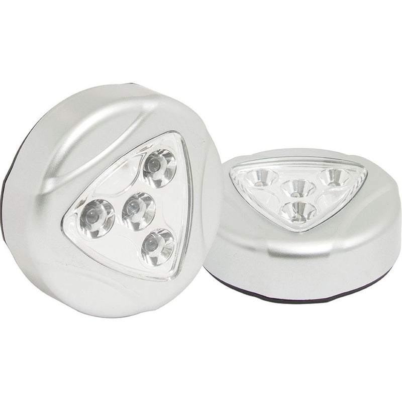 Surtek Lámpara LED para clóset para 3 pilas AAA (2 piezas)