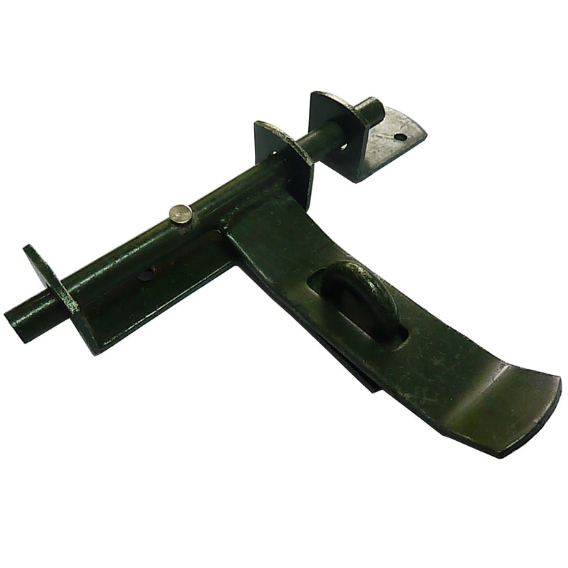 Pasador tipo perno cerrojo interno de barra con oreja para candado para puertas. L = 170mm D = 12mm
