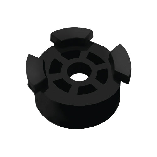Valvula de desague de 12mm de plastico color negro.