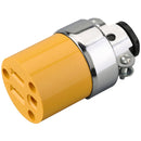 Toma Corriente con Blindaje Metalico y Clamp de Seguridad. Conexion Nema 5-15P. 15A-125Volt. 60 Hz