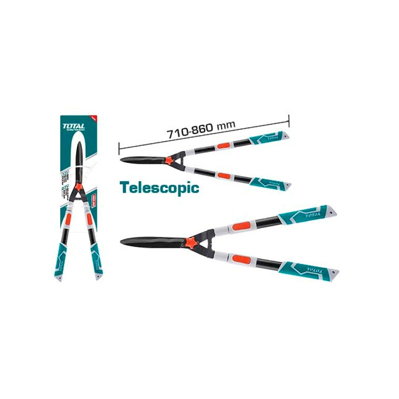 Tijera para podar arbustos telescópica extensible 710-860mm de largo
