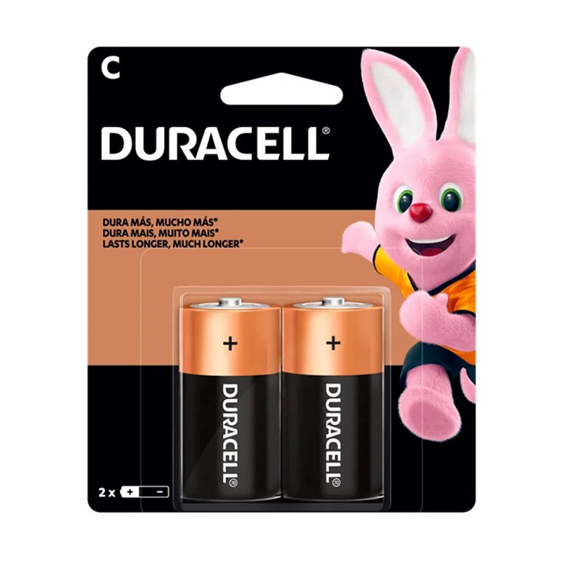Baterias Alcalinas Tipo C - Duracell