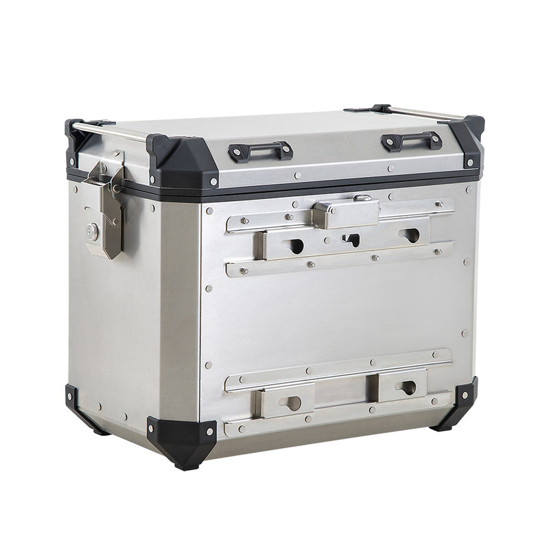 Kit de 3 Cajas EVO de 42L, Top Case y 2 Side Cases modelo EVO Benelli para TRK502X Color Aluminio