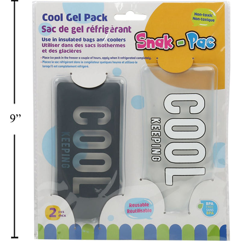 Snak-Pac Cool Gel, 14,5 x 7,5 cm para mantener frios los alimentos en las loncheras ( hielo).