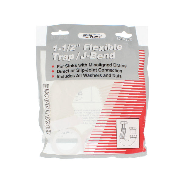 Trampa flexible de 1-1/2" para tuberías