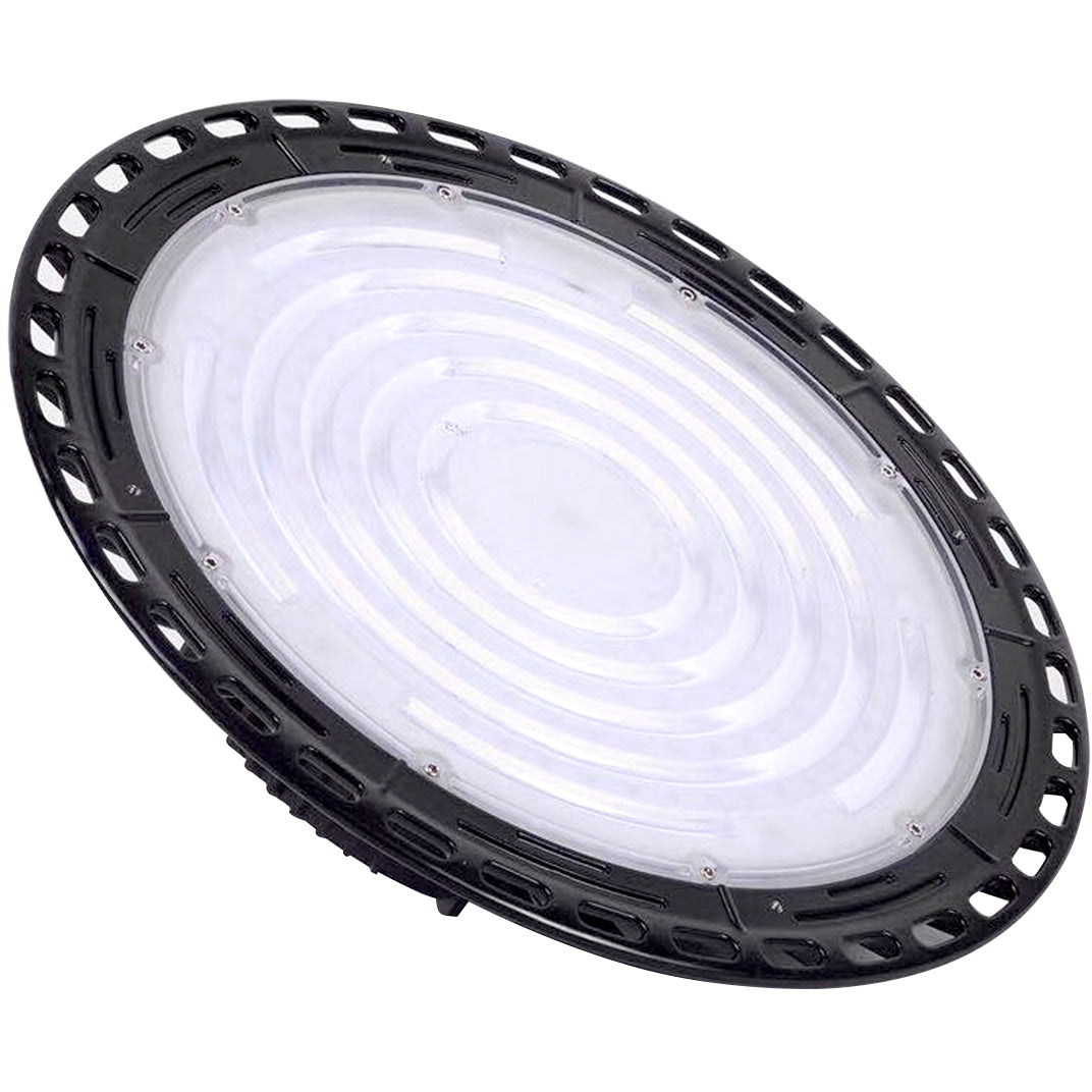 Lampara Redonda de Colgar Interiores. 150 Watt. 110/220Volt - 60Hz. Luz Blanca 6400K 13000 Lumens