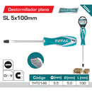 Destornillador De Paleta 5.5 Mm. Largo 100 Mm. Cr-V.