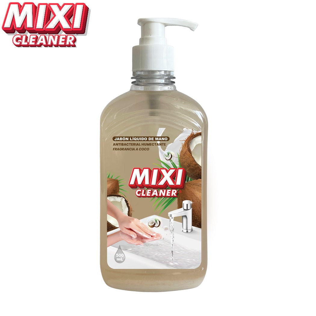 Jabón liquido para manos, Mixi Antibacterial Aroma Coco. 500ml