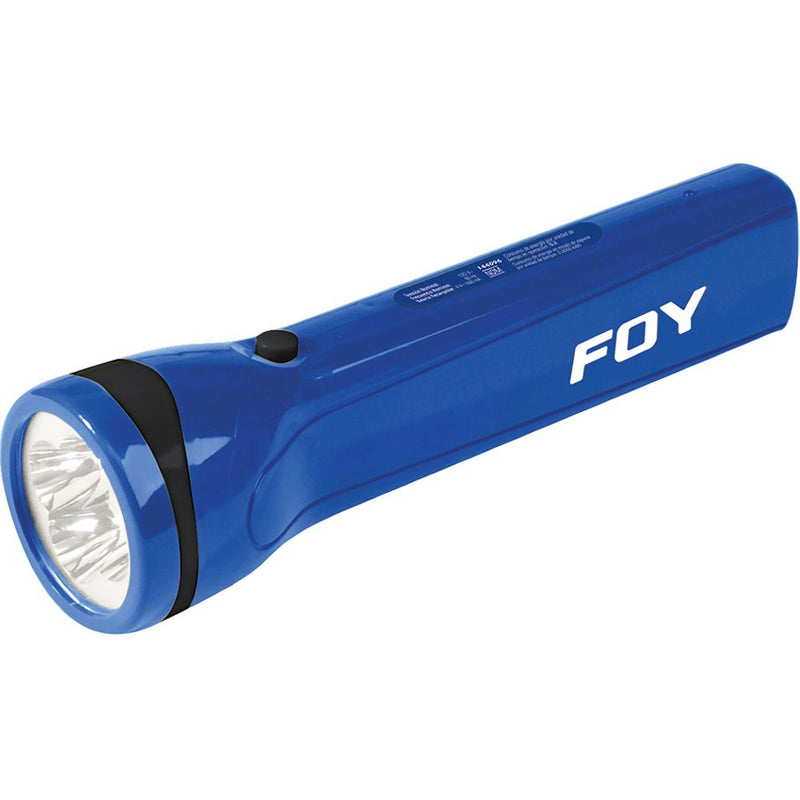 Linterna recargable de plástico 4 LED Foy