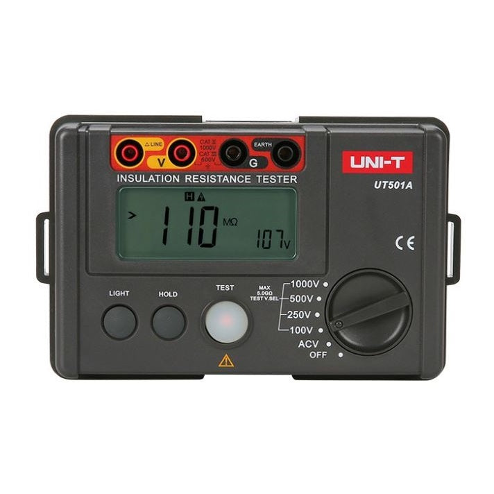 UNI-T Megohmetro Digital (Medidor de Aislamiento) medidor de resistencia de aislamiento y voltage AC