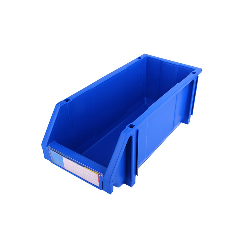 (Pack 12 pzas) Cajas apilables o encajables de pin Chica 200Anch *450 profun.*175 alto mm.Color Azul
